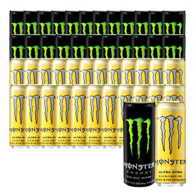 Monster Energy Green + Citra 355mL 48 Cans (24 Cans Each)