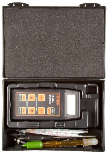 Hanna Instruments HI 8424 Waterproof Portable pH Meter, with ATC and HOLD Feature