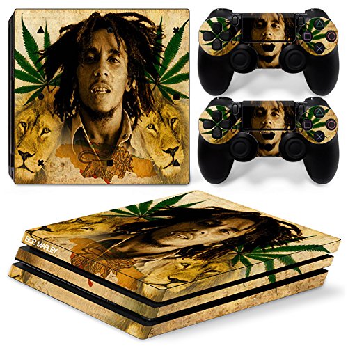 GoldenDeal PS4 Pro Skin and DualShock 4 Skin - Weed 420 - PlayStation 4 Pro Vinyl Sticker for Console and Controller Skin