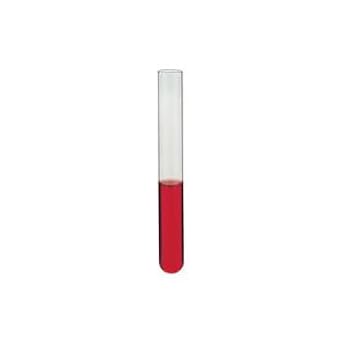 DWK Life Sciences 73500-650 Disposable Borosilicate Glass Culture Tube, 1mL Capacity, 6mm Diameter, 50mm Length, Pack of 100
