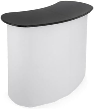Retail Display Reception Desk Trade Show Shop Fitting Counter Exhibition Salon Mall Stand Table for New Portable Pop Up Podium Register Pull-Net Promotion Floor-Standing Free-Standing 132 * 40 * 90CM