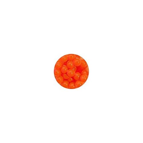 Atlas Mikes Jar of Plastic Salmon Fishing Bait Eggs, Orange, Standard 43003