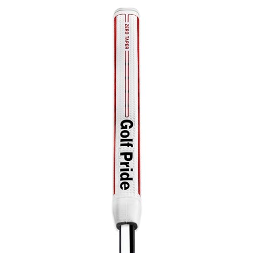 Golf Pride Zero Taper Putter Grip - Parallel Style Design for Consistent Hand Feel - Flat Paddle Horseshoe Shape - Dimpled Surface Texture