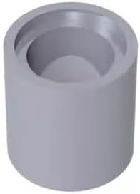 Gobricks 18654 Technic Pin Connector Round 1L Beam, Flat Silver, 50 pcs