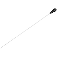 Music Conductor Baton Professional Fibre Glass Orchestra Conducting Baton Concert Conducting Baton with Handle (Black)