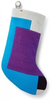 Wondershop 20" Color Block Felt Holiday Stocking Blue/Purple