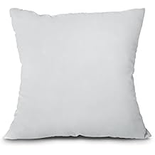 EDOW Throw Pillow Insert, Lightweight Soft Polyester Down Alternative Decorative Pillow, Sham Stuffer, Machine Washable. (Grey, 20x20)