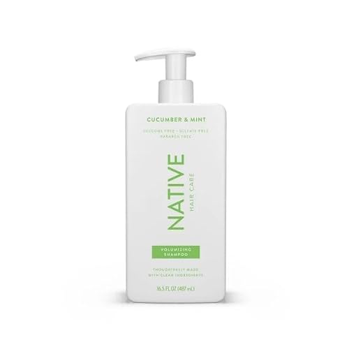 Native Volumizing Shampoo, Cucumber & Mint, Sulfate & Paraben Free, 16.5 oz, 1pk