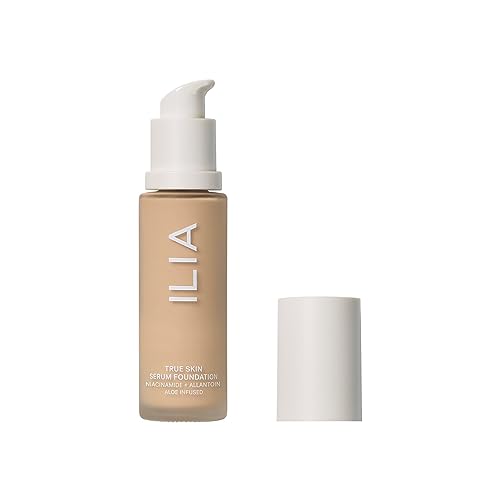 ILIA - True Skin Serum Foundation | Non-comedogenic, Cruelty-Free, Vegan, Weightless Feel, Buildable Coverage, Safe For Sensitive Skin Corsica SF3.5