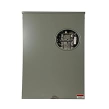 Eaton 1008836CH 320 Amp Meter Base Socket Single Phase Ringless Lever Bypass 4 Terminal MEG Approved 3/8 Stud Terminals