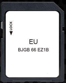 GPS Navigation SD Card Europe-Turkey-Russia 2025 (BJGB66EZ1B) - Map Database Q2.2023 - Compatible with MAZDA Connect 2