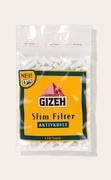 Gizeh Slim Filter Activated Carbon 1 Packs (1x120) Drive Filter