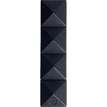 Colibri Quasar Punch 3-in-1 Cigar Cutter - 7mm, 9mm, 12mm Blades, Stainless Steel, 60+ Ring Gauge, Gift Box (Metallic Black)