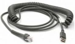 Datalogic Adc, Cbl Asy, Usb, Type A, Enhanced, Coil, Pot, 5m, Sk