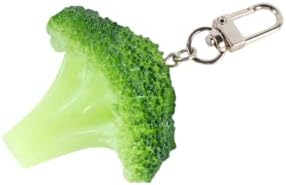 1Pcs Broccoli Keychain Kitchen Simulation Food Vegetable Decoration Keychain Car Key Chain Backpack Wallet Pendant