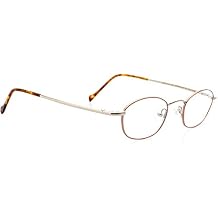 Optical Eyewear - Modified Oval Shape, Metal Full Rim Frame - for Women or Men Prescription Eyeglasses RX