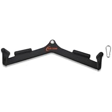 LAT Pulldown Attachments for Cable Machines, Cable Machine Attachments for Home Gym T Bar V Bar LAT Pulldown Machines Attachments, Back Tricep Bar Strength Training Handle Grip