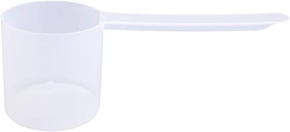 Scoop - 70 ml 3.5" Long Handle Plastic for Powder Supplements (70 cc) - (2 Pack) Biogenic Foods
