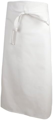 Mercer Culinary M61135WH 4-Sided Bistro Apron, White