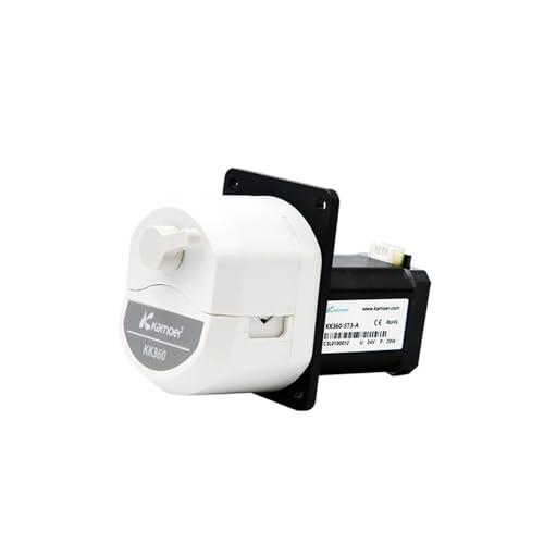 Kamoer KK360 high Flow 24V Stepper Motor peristaltic Pump Quick Tube Change Liquid dosing Pump PWM Speed Control 13~310mlmin,300 RPM,5 Tube Types Supported