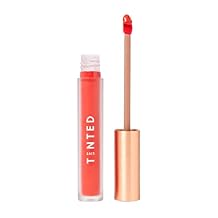 Live Tinted Huelip Liquid Lip Creme - Weightless, Long-Lasting Liquid Lip with Hyaluronic Acid and Jojoba Oil For a Soft, Comfortable, Moisturized Finish - 0.09 fl oz - Bright Orange Red