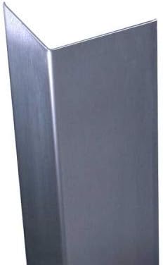 Stainless Corner Guard, 3" X 3" X 48", Holes