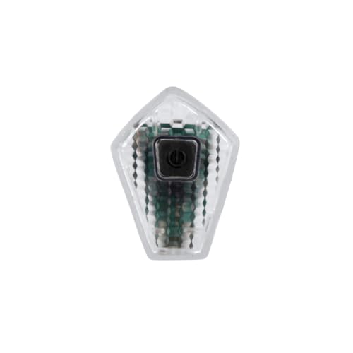 Shinmax HT-10 Adult Bike Helmet Light with 3 Lighting Modes and Rear Tail Light for Safe Night Cycling