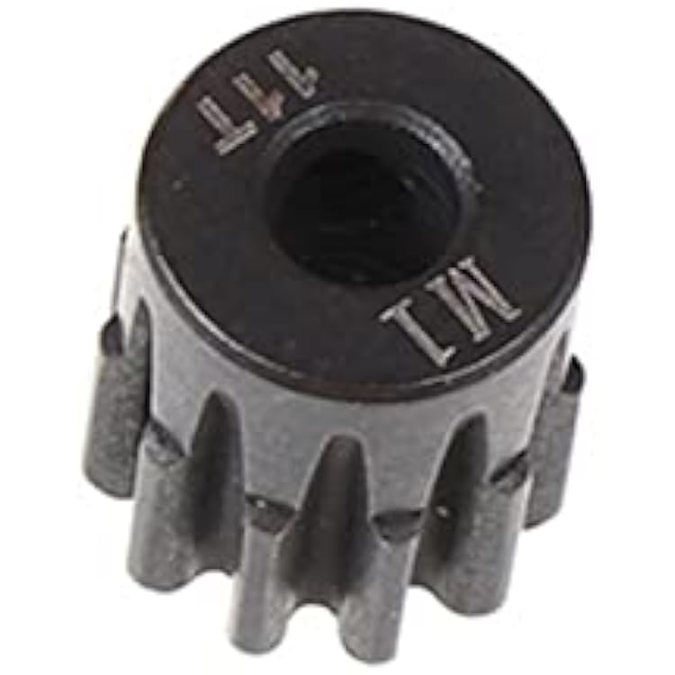 Pinion Spiral 1pc 1 Module Pinion Motor Gear 1M 11T 13T 15T 17T 19T Spur Gear 5mm Bore Metal Gear 18 Electric Car Motor Miter Worm Size : 11 Teeth