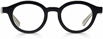 eyebobs - TV Party | Premium Reading Glasses for Men and Women | Round Frame for Average Faces | Available in 0.0x - 4.0x