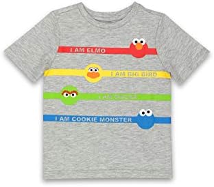 Isaac Mizrahi Loves Sesame Street Gang Elmo Toddler Baby Short Sleeve Tee