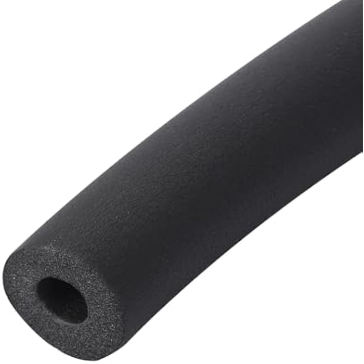 binifiMux 2 Pieces 1-14 I.D. Pipe Insulation Foam Tube,1-14 ID x 38 Thick. x 2 OD x 6 FT Foam Tubing for AC Unit, Guitar Stands, Exercise Machine Handle and Roof Rack