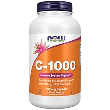 NOW Foods Supplements, Vitamin C-1,000 with 100 mg of Bioflavonoids, Antioxidant Protection*, 250 Veg Capsules