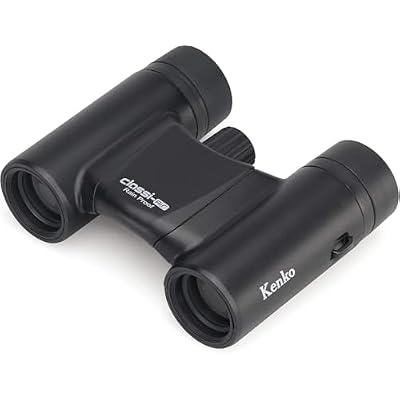 Kenko Classi-Air 10x21 DH Compact Binoculars - 170g Ultra-Lightweight Foldable Design, Multi-Coated Clear View, Rainproof IPX1 for Concerts, Stadium Sports, Theater and Travel, Matte Black 021415
