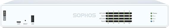Sophos XGS 118 (Gen2) Network Security Appliance with 3 Years Xstream Protection (XX118Z36ZZPCUS) | 9 x 2.5 GE Ports + 1 SFP | Business Firewall, Advanced Security, SD-WAN, Cloud-Based Management