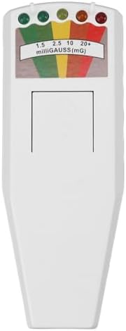 Fockety Y Beta Gamma X ray Radiation Monitor Meter with Sound Light Alarm, Nuclear Radiation Detector Pen Radiation Dosimeter for Personal RAD Safety (White)