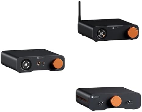 Fosi Audio ZH3 & ZA3 & ZD3, ZH3 DAC Headphone Amp & ZA3 Balanced Stereo Amplifier Home Audio Component & ZD3 Desktop DAC Preamp