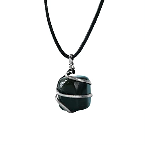 PYOR Crystal Reiki Healing Pendant Necklace Good Luck Gems Prosperity Wealth Natural Gemstone Pendants Necklaces Good Luck Gems Spiritual Gifts
