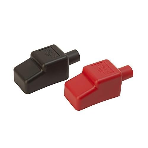 Sea Dog Line Sea Dog 415110-1 12 Battery Terminal Covers - RedBlack, Packaged