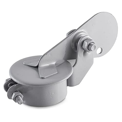 2-14 Inch Tractor Exhaust Silencer Weather Flap Rain Cap Muffler Cover 2.25 - Gray