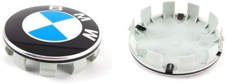 [Regular imported goods] BMW wheel center cap chrome edge genuine parts one minute (set of 4) 36136783536