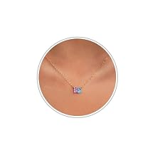 Birthstone Necklace for Women Teen Gifts 14K Gold Plated Necklace with 1-12 Birthstone 16th 18th 21st 30th 50th Birthday Gift for Her Valentines Mothers Day Friendship Christmas Jewelry