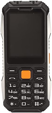 2G Seniors Cell Phone, Rugged Phone Dual SIM, 2.4in HD Screen, 6800mAh Long Battery Life Unlocked, Big Simple Mobile Phone with SOS, Ultra Long Standby Time Black