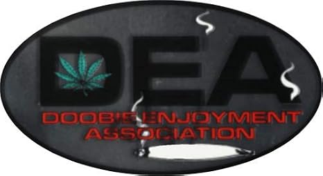DEA - 3 1/2" X 2 1/2" - Sticker