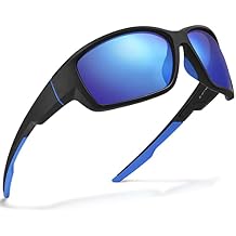 CARFIA Sport Polarized Sunglasses for Men Cycling Fishing Running Golf Baseball Glasses Unbreakable TR90 Frame