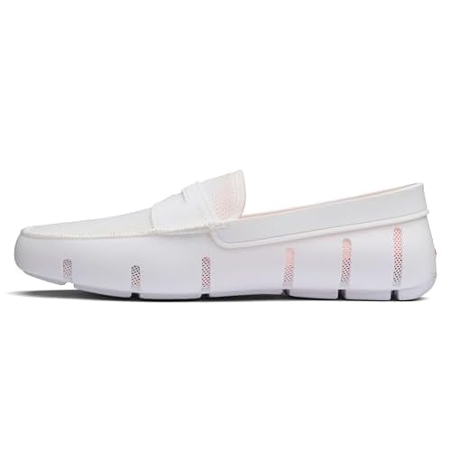 SWIMS Penny Loafer for Men, Rubber Slip-On Casual Shoe, Ventilation and Drainage System, Water-Friendly Flexible Driving Loafer