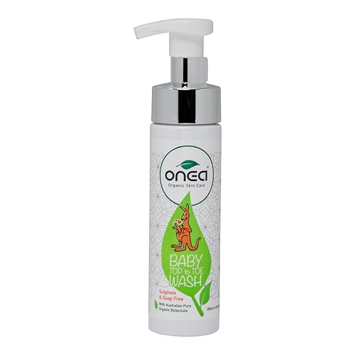 ONEA Baby Top to Toe Wash - Tear-Free Baby Shampoo and Body Wash for Sensitive Skin - Hydrating and Gentle Bath Infused with Kakadu Plum - 6.8 oz