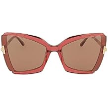 Tom Ford GIA FT 0766 TRANSPARENT RED/PINK LIGHT BROWN 63/19/135 women Sunglasses