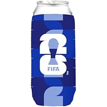 FIFA World Cup Team USA Tonal Insulated 25 oz Can Sleeve - Officially Licensed - Keeps Drinks Cold For Hours - Great Gift For Soccer Fans