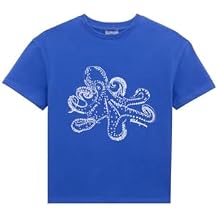 Boy's Organic Cotton T-Shirt Poulpes