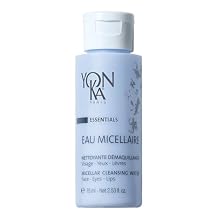 Yon-Ka Eau Micellaire Travel Size | Micellar Water and Cleansing Makeup Remover | Gentle Face Wash with Rose and Chamomile to Remove Impurities and Hydrate | Paraben-Free | 2.53 fl oz